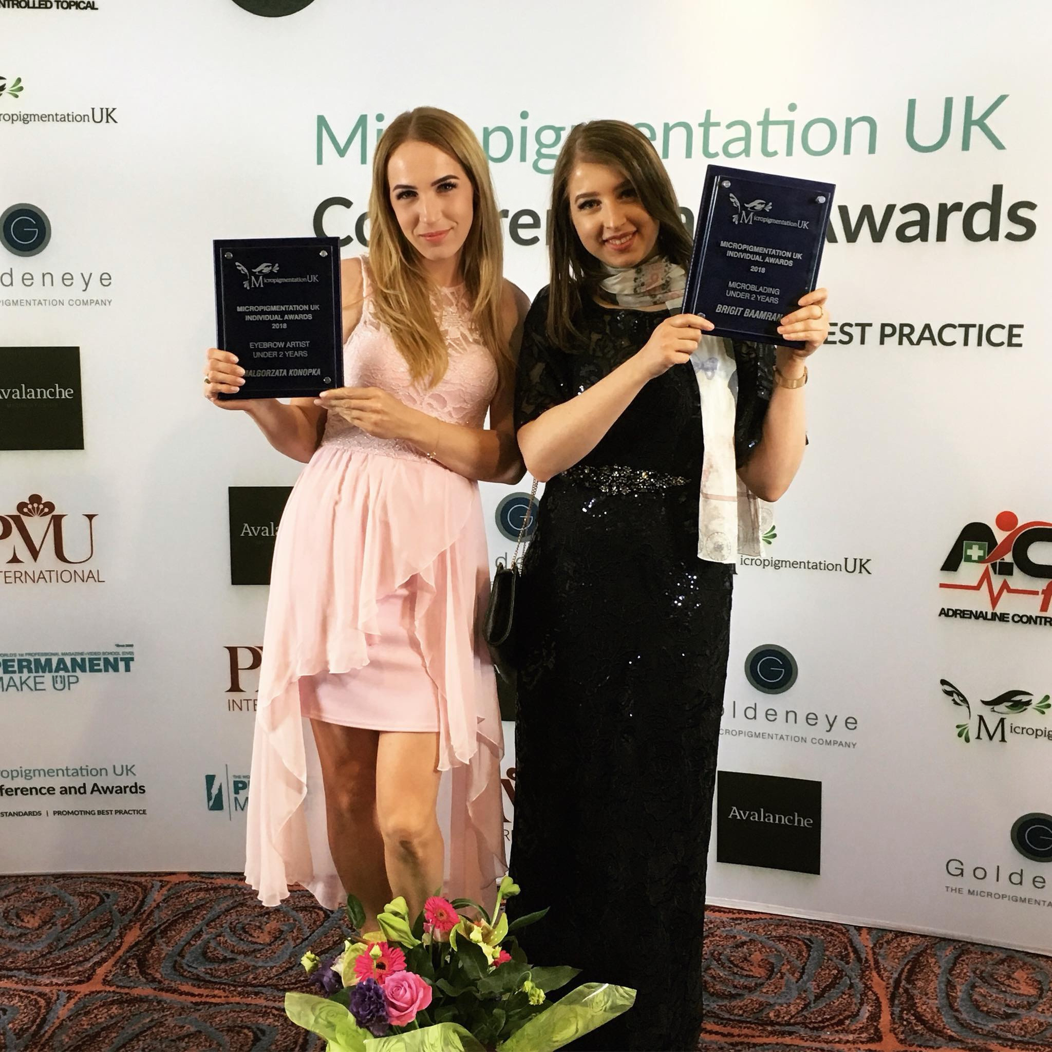 Gosia Konopka – award-winning 1st Place Eyebrow Artist with under two years of experience at the Micropigmentation UK Individual Awards 2018