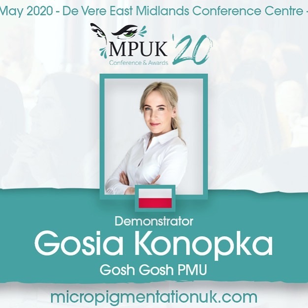 Gosia Konopka, Permanent Makeup / PMU artist and Ombre Brows demonstrator at MPUK Conference & Awards 2020