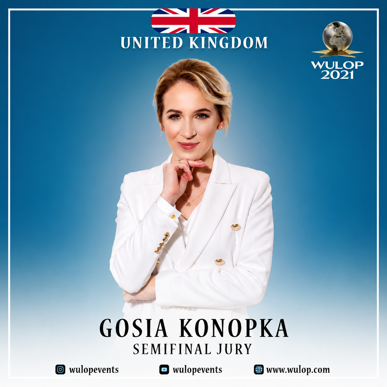 Gosia Konopka, Permanent Makeup / PMU Judge and Semifinal Jury member at WULOP UK 2021