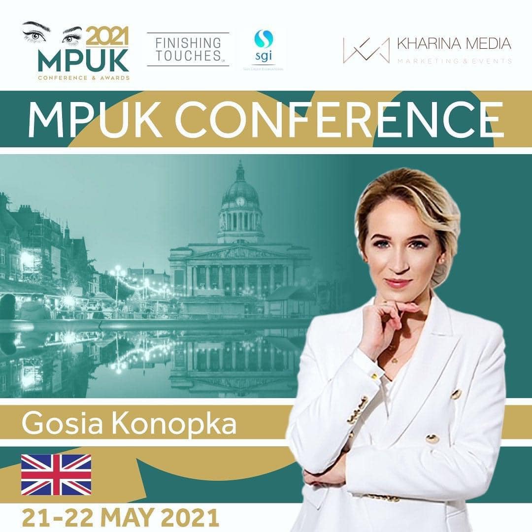Gosia Konopka, Permanent Makeup / PMU Speaker at the Micropigmentation UK Conference & Awards 2021 in Nottingham